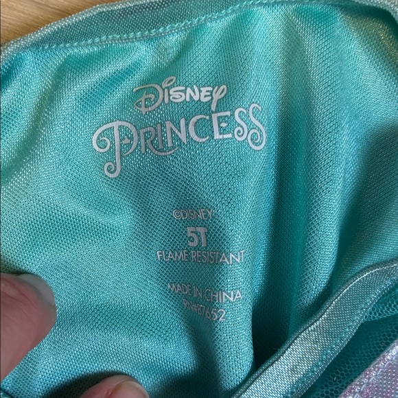 Disney Princess The Little Mermaid Ariel Princess Fantasy Teal Nightgown 5T - Picture 2 of 6